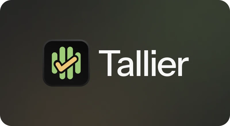 Tallier - the time tracker that respects your time.